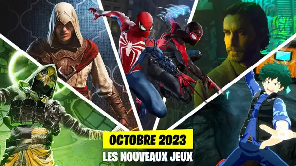 LES NOUVEAUX JEUX POUR OCTOBRE 2023 ! (+ 4 JEUX GRATUITS)