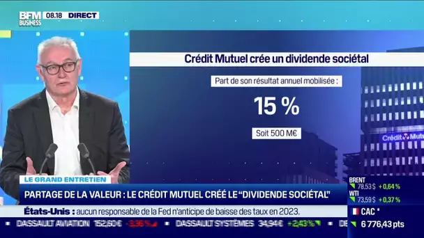 Daniel Baal (Crédit Mutuel Alliance Fédérale) : Le Crédit Mutuel crée le "dividende sociétal"