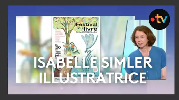 Isabelle Simler, illustratrice au Festival du livre de Montmorillon