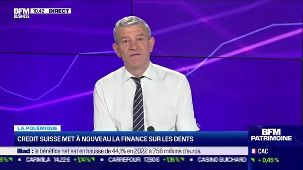 Nicolas Doze : Crédit suisse met à nouveau la finance sur les dents