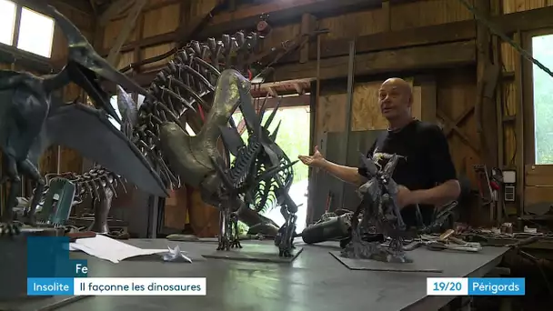 Chris Leandro, fabricant de dinosaures