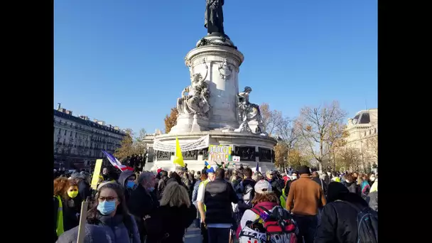 Manifestation à Paris contre la loi Sécurité globale