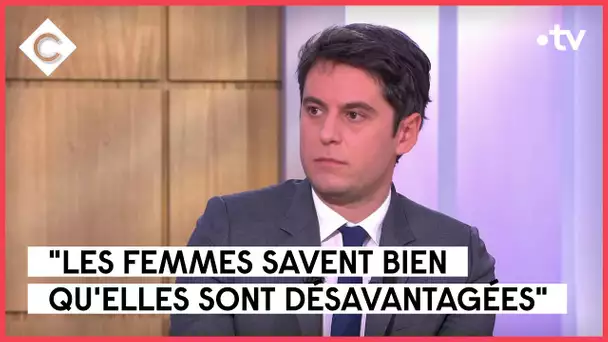 Réforme des retraites : les femmes pénalisées ? - Gabriel Attal - C à Vous - 23/01/2023