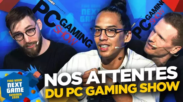 Nos attentes sur le PC Gaming Show 💻 | Find Your Next Game