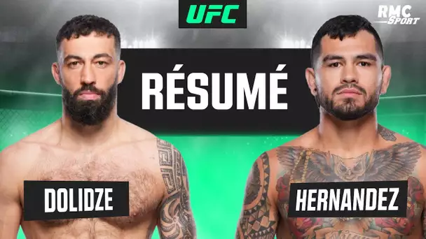 Résumé UFC : Dolidze vs Hernandez, qui a frappé un grand coup chez les -84kg ?