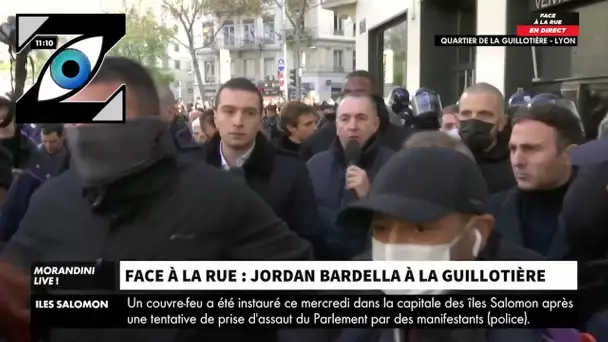 [Zap Télé] De nombreux manifestants pour accueillir Jordan Bardella à la Guillotière ! (25/11/21)
