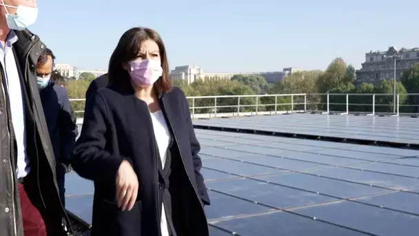Anne Hidalgo inaugure une ferme de panneaux photovoltaïques : « 40 foyers parisiens seront aliment