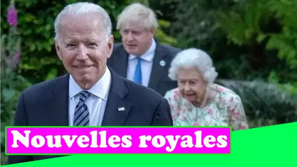 Oh Joe ! Biden rompt le protocole royal lors de sa toute première visite avec la reine