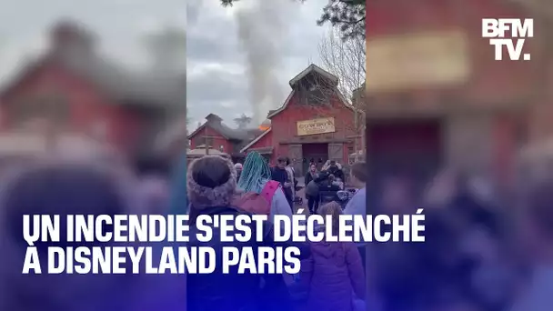 Un incendie s’est déclenché à Disneyland Paris