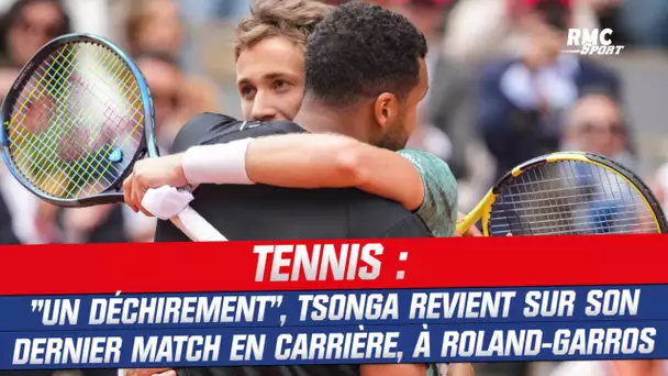 Tennis : "Un déchirement", Tsonga revient sur son dernier match en carrière, à Roland-Garros