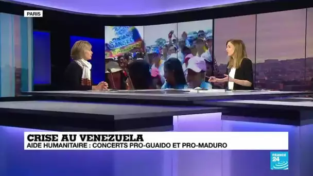 FAIT DU JOUR - Crise au Venezuela - Aide humanitaire : concerts pro-guaido et pro-maduro