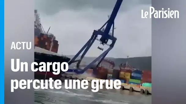 Turquie : un cargo rate sa manoeuvre et détruit plusieurs grues en entrant dans un port