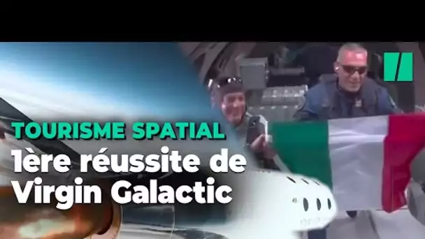 Virgin Galactic envoit ses premiers touristes spatiaux et espère rattraper Blue Origin et SpaceX