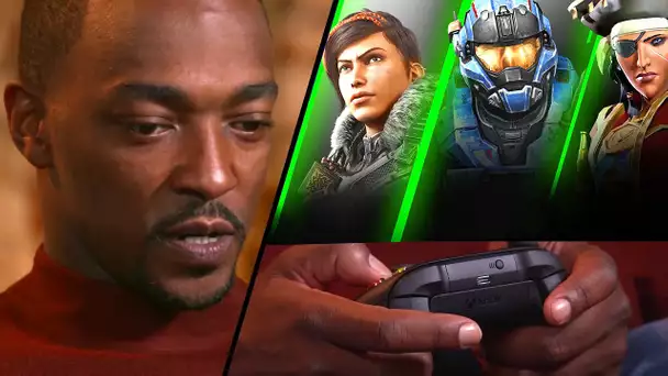 Anthony Mackie (FALCON) découvre le Xbox Game Pass et donne son avis