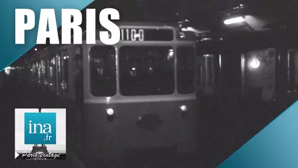 1956 : La ligne 11 et le métro sur pneus | Archive INA