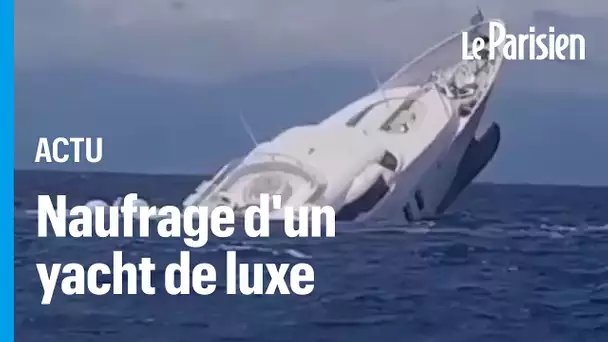 Un super-yacht de luxe coule à pic au large des côtes italiennes