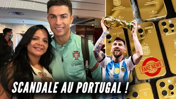 SCANDALE au Portugal : Cristiano RONALDO dément ! iPhones en OR offerts par Messi, une FAKE NEWS ?