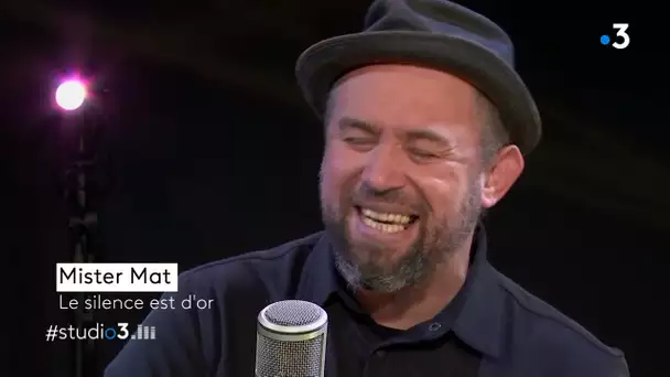 #STUDIO3. Le bluesman Mister Mat dévoile "Le silence est d'or", l'une de ses nouvelles chansons