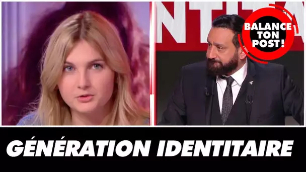 Cyril Hanouna interpelle Thaïs, porte-parole de Génération Identitaire