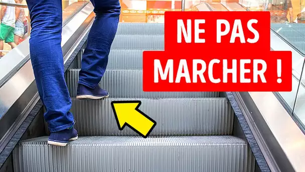 Ne Jamais Utiliser Un Escalator Immobile Comme Escalier, Voici Pourquoi