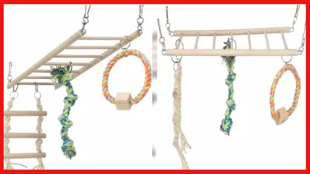 TRIXIE Small Animal Suspension Bridge, Cage Accessories, Pet Toys for Rats, Ferrets