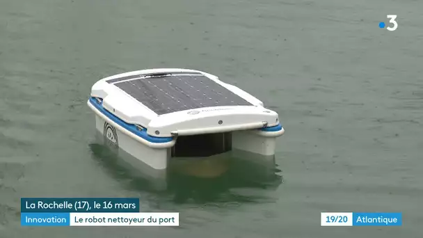 La Rochelle : Geneseas, un robot qui nettoie le port de plaisance