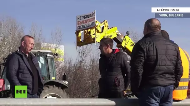 Bulgarie : les agriculteurs ont bloqué 80 routes à travers le pays