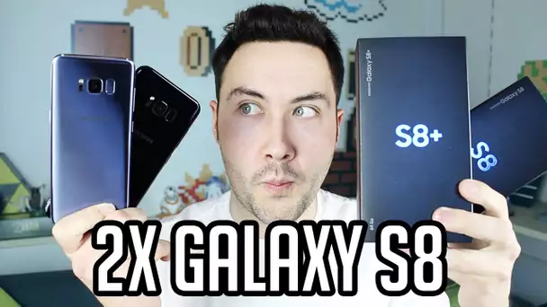 J'ai acheté le Galaxy S8 et le Galaxy S8+ ! (Unboxing)
