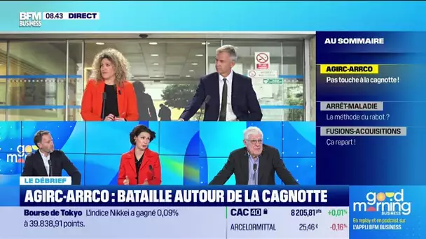 Le débrief : Agirc-Arrco, bataille autour de la cagnotte