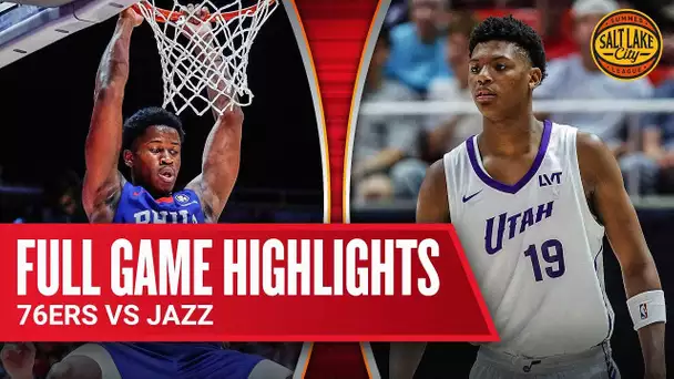 76ERS vs JAZZ | SALT LAKE CITY SUMMER LEAGUE | FULL GAME HIGHLIGHTS | July 5, 2025