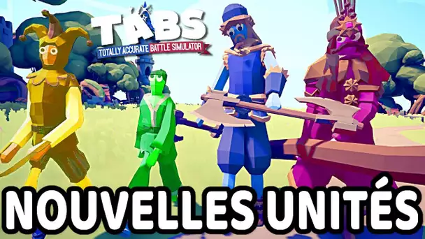 LES 4 NOUVELLES UNITÉS SECRÈTES  ! | TOTALLY ACCURATE BATTLE SIMULATOR FR