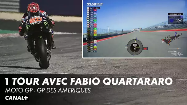 Embarquez avec Fabio Quartararo sur 1 tour - Grand Prix des Amériques - MotoGP