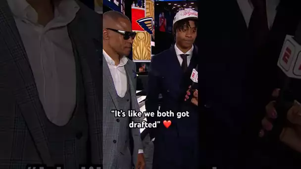 Tre Johnson has a special moment with his dad after getting drafted ❤️