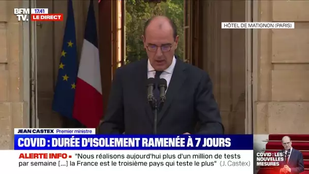 "Dégradation manifeste de la situation" sanitaire: écoutez les annonces de Jean Castex