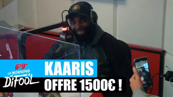 1500€ : Kaaris offre de l'argent sur Skyrock ! #MorningDeDifool