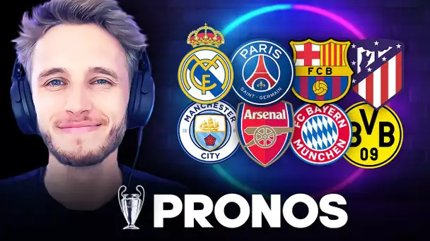 🏆 1/4 DE LDC - MES PRONOS !!!