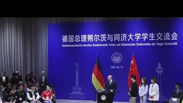 Scholz en visite en Chine pour favoriser la coopération économique