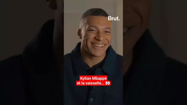 Kylian Mbappé et la vaisselle… 👀