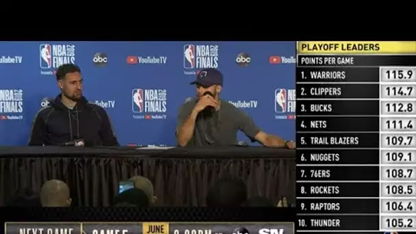 Stephen Curry & Klay Thompson Press Conference | NBA Finals Game 4