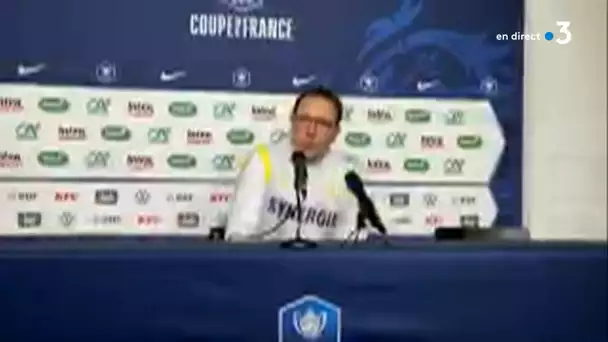 Coupe de France : conférence de presse d'après match FC Nantes Vs  RC Lens