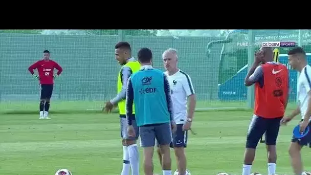 Suivez l'entrainement de l'équipe de France en direct