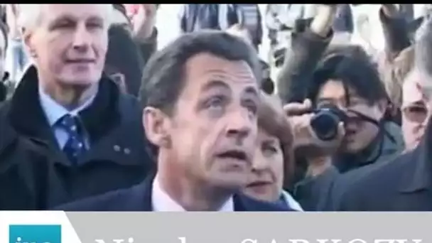 Nicolas Sarkozy rencontre mouvementée avec les pêcheurs - Archive vidéo INA