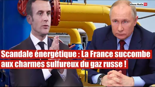 La France trahit l'UE et continue d'exporter le gaz russe.