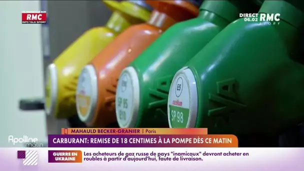 Carburant : la remise de 18 centimes entre en vigueur dans les stations-service