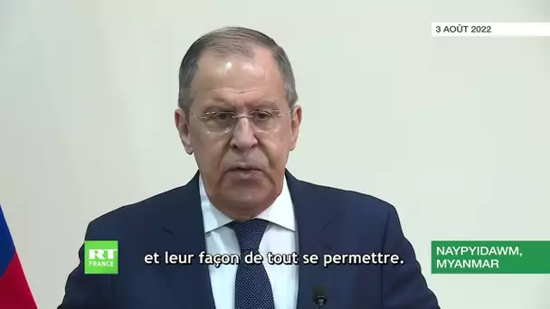 Sergueï Lavrov dénonce l’«attitude» des Etats-Unis en marge de la visite de Pelosi à Taïwan