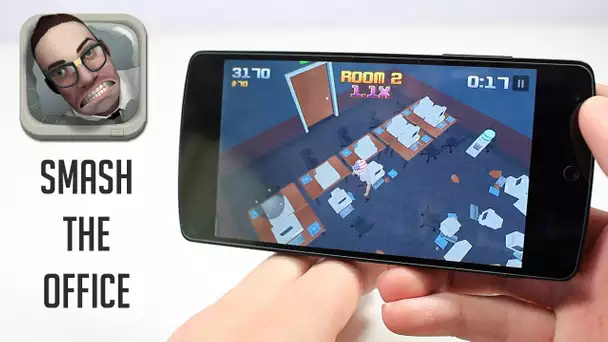 Le jeu défoulant pour smartphone et tablette : Smash The Office