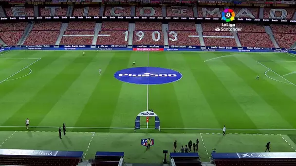 Calentamiento Atlético de Madrid vs D. Alavés