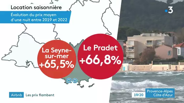 Var : les prix des Airbnb connaissent une hausse spectaculaire à La Seyne-Sur-Mer et au Pradet