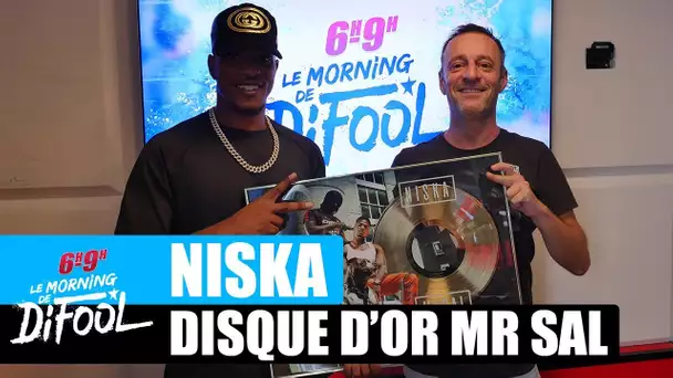 Niska - La remise de son disque d'or pour Mr. Sal #MorningDeDifool