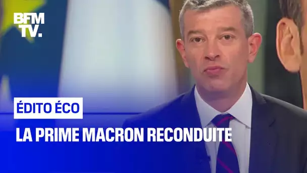 La prime Macron reconduite